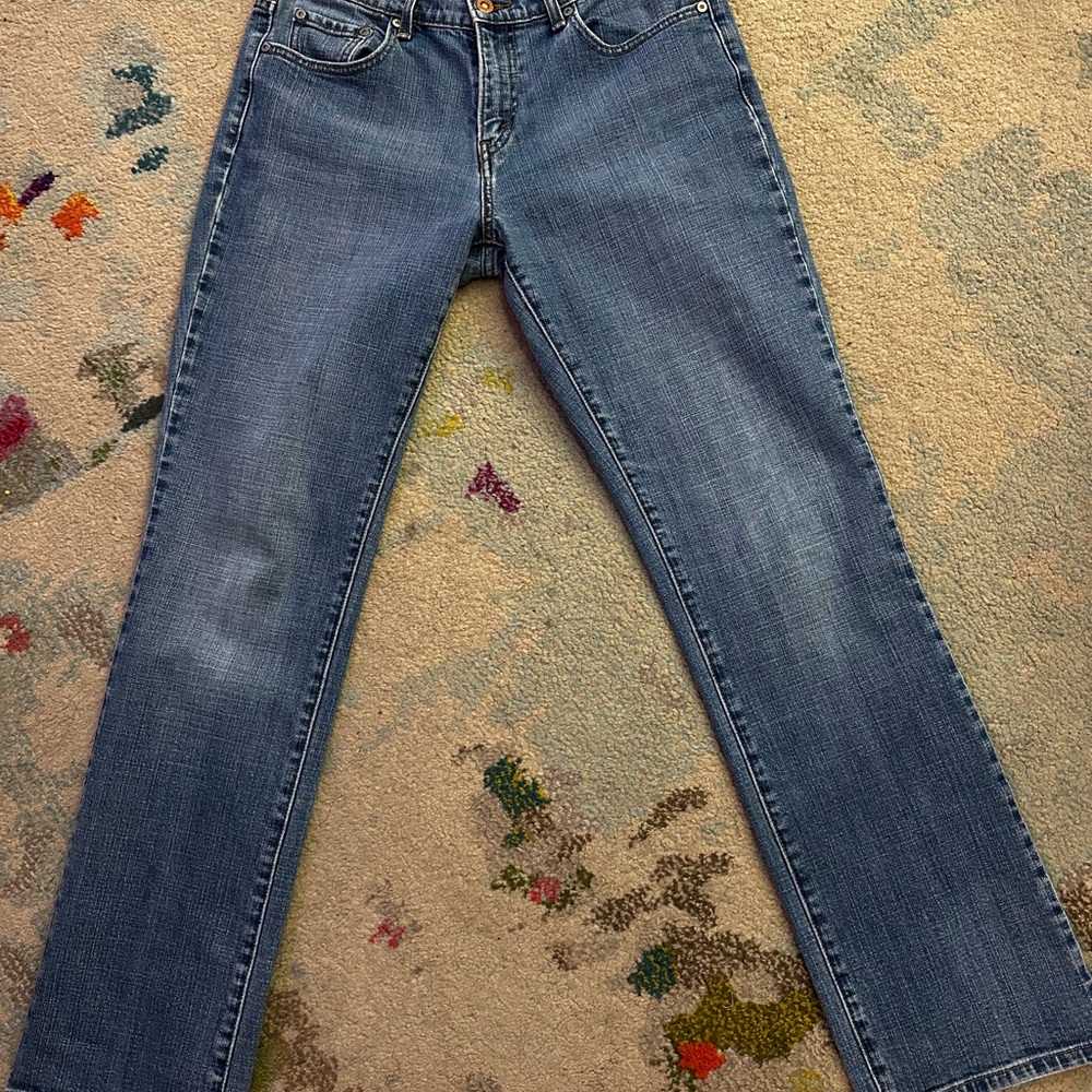 Levi's 501 Blue Straight Leg Jeans